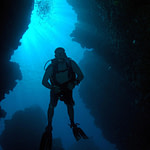 plongeur spéléo Gozo